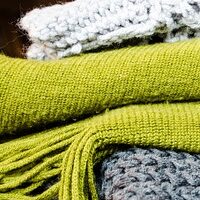 Home blanket, scarf, cold, cloth, table, green, grey, blanket, blanket, blanket, blanket, blanket, scarf